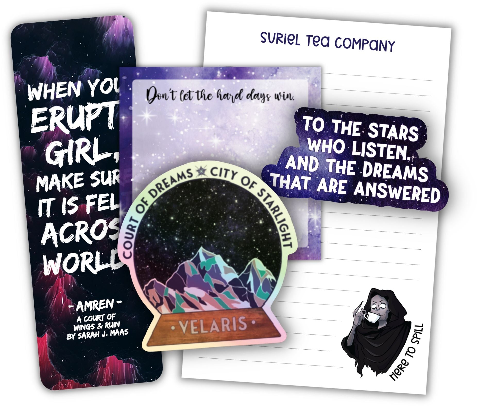 Court of Thorns and Roses Stationery Gift Set ACOTAR