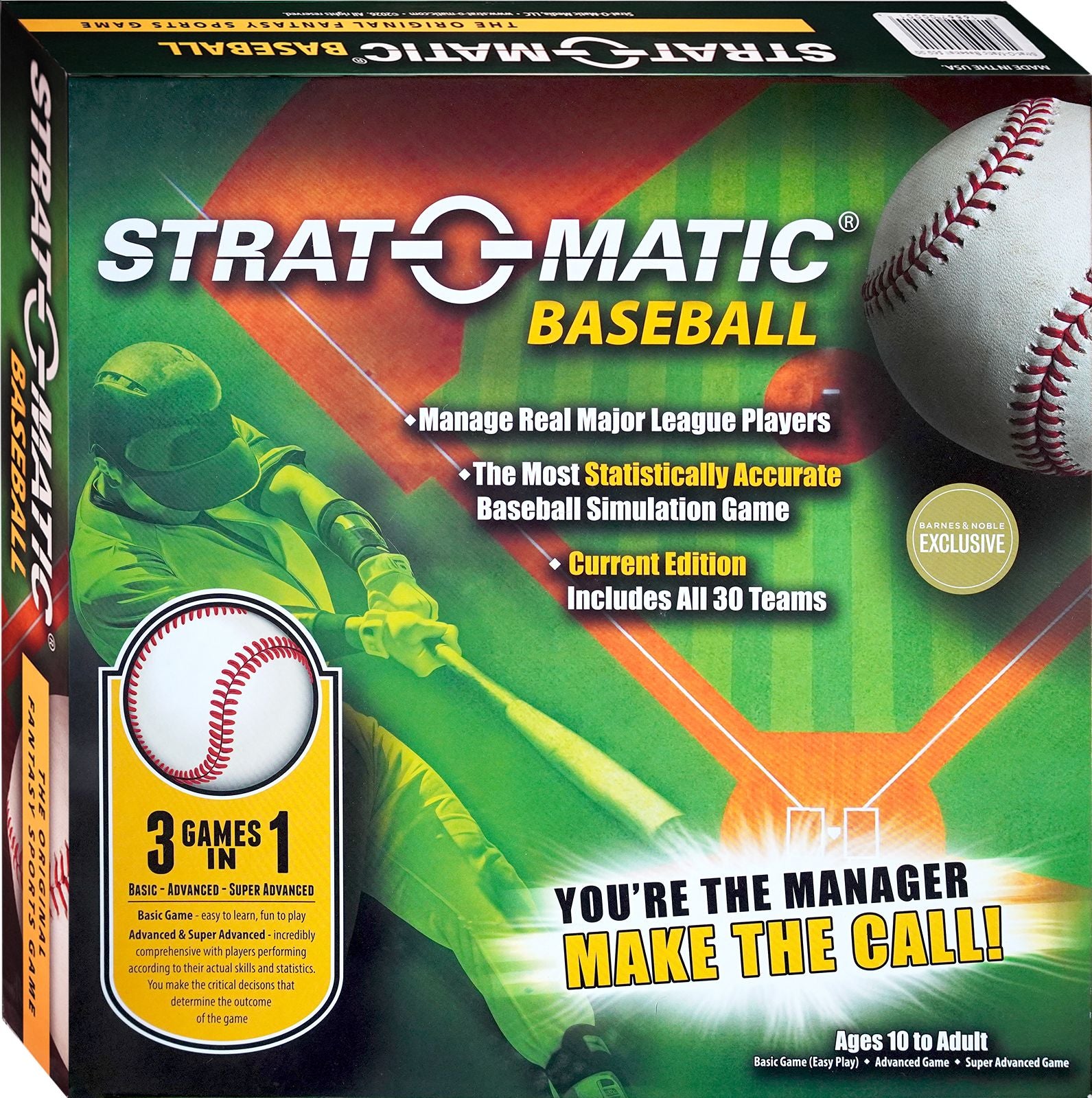 Strat-O-Matic Baseball B&N Exclusive Edition