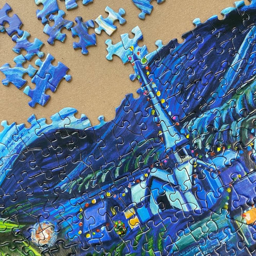 Silent Night, Starry Night 1000 piece Puzzle