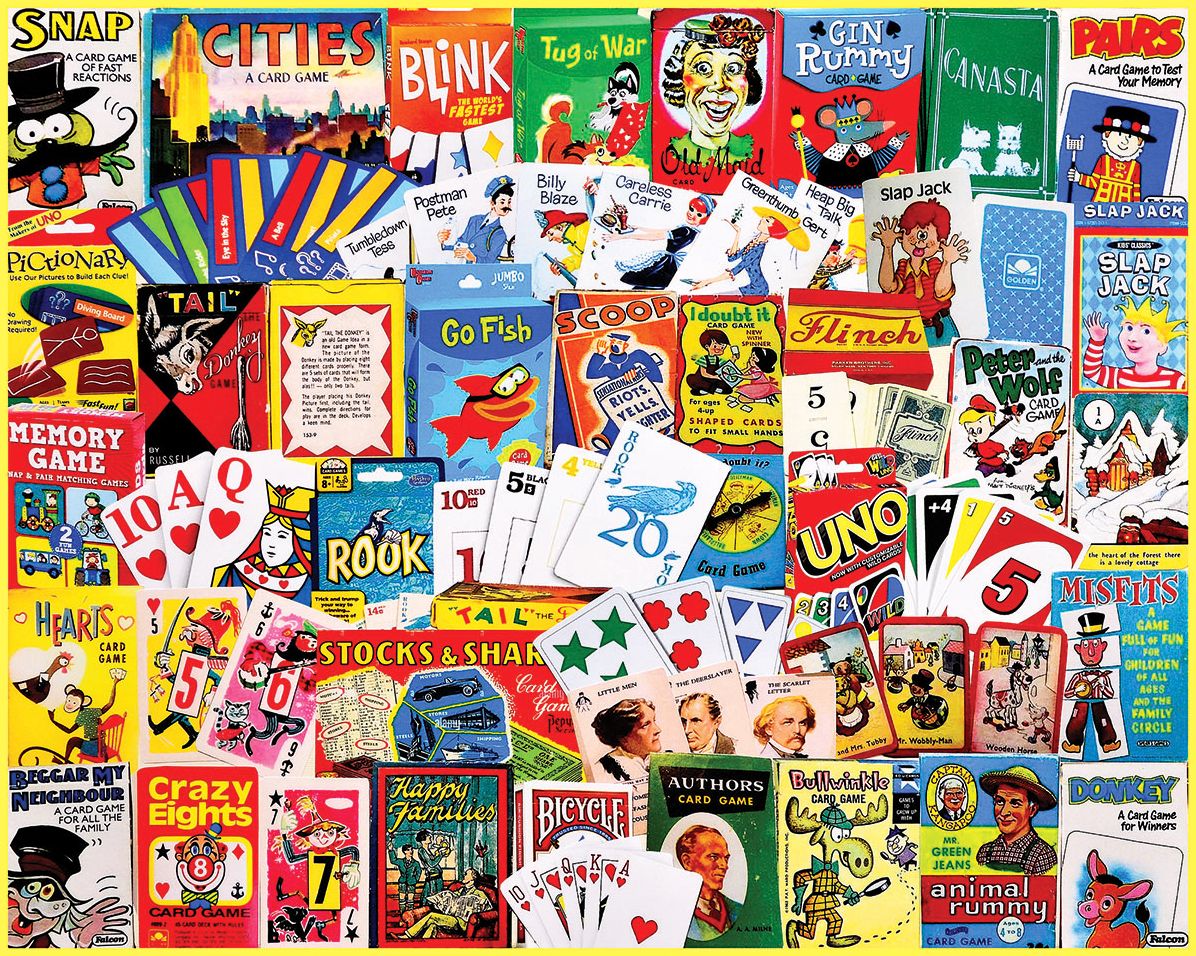 Card Games 1000 Piece Jigsaw Puzzle