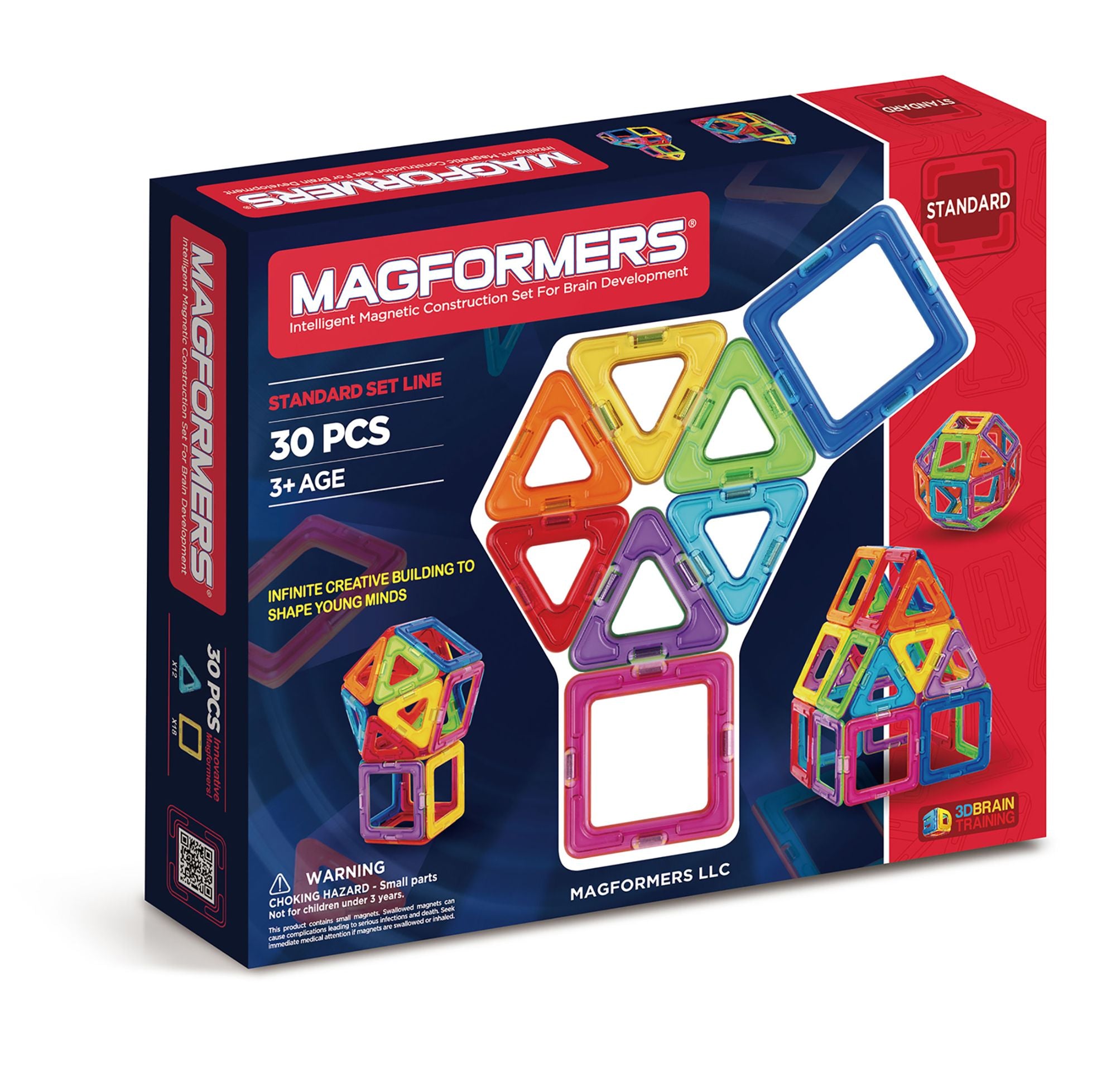 Magformers Rainbow 30 Piece Building Set