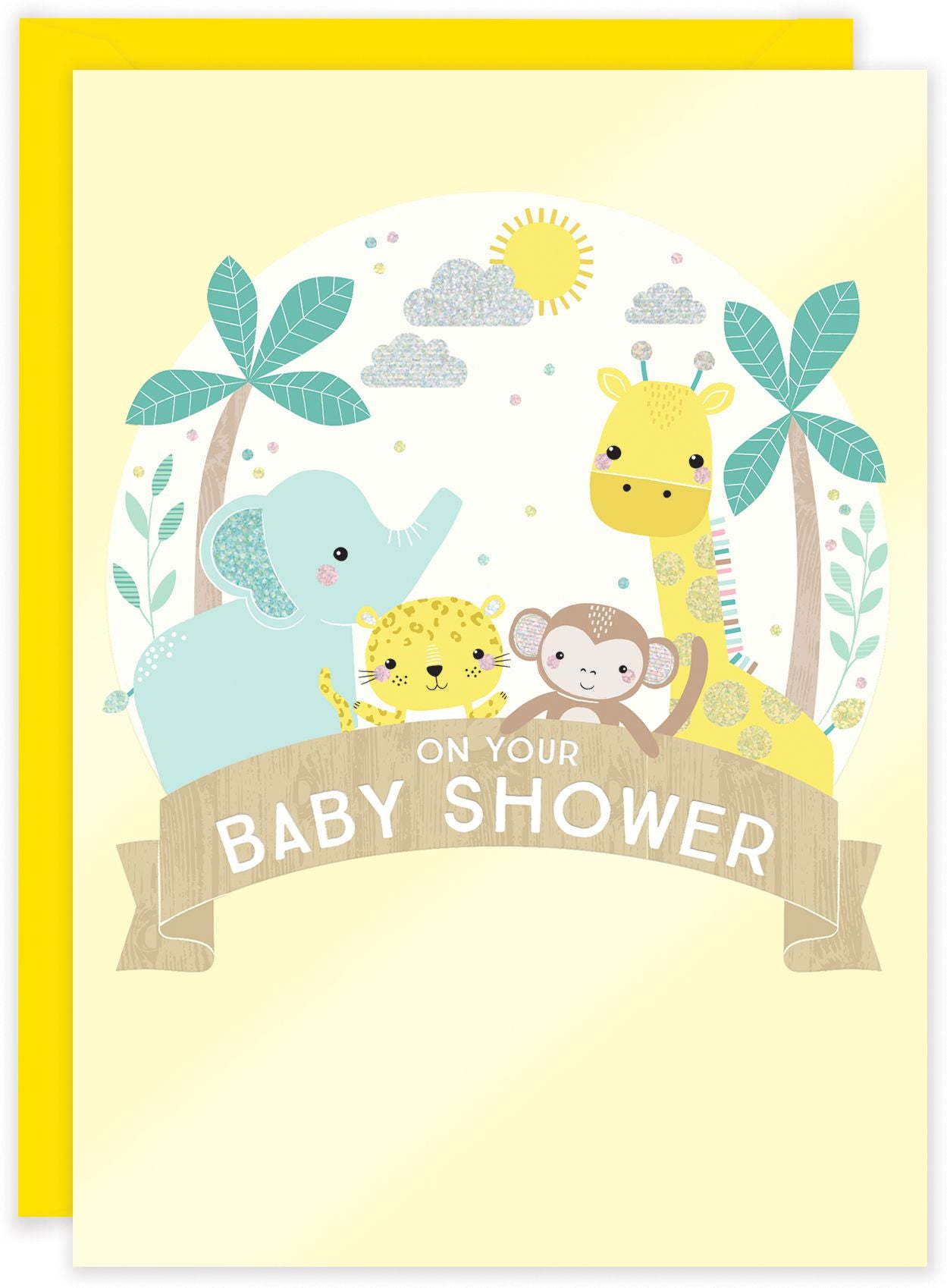 Baby Shower Animals Card Baby Shower