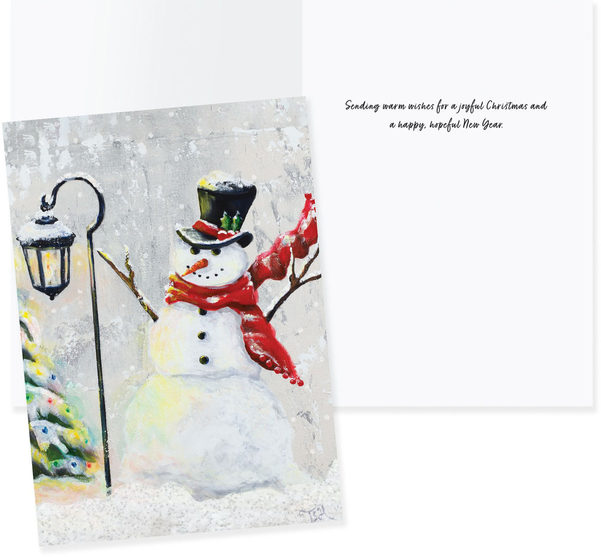 Jolly Snowman Holiday Stationery Set of 14
