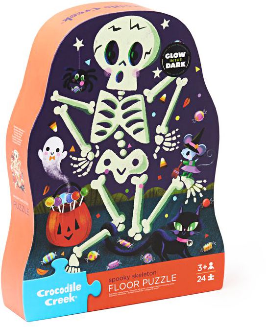 Skelly Glow -in the Dark 24 pc Floor Puzzle