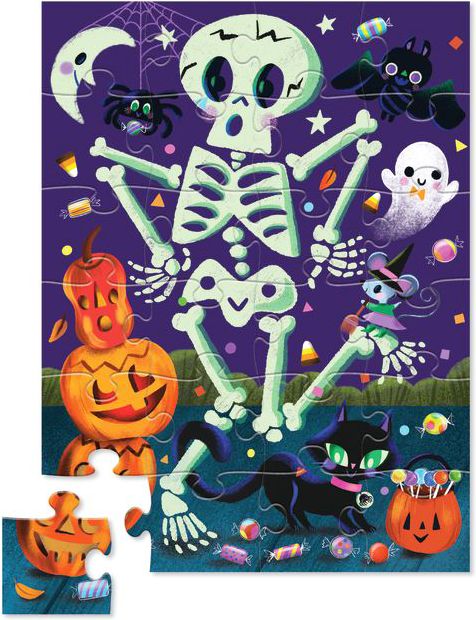 Skelly Glow -in the Dark 24 pc Floor Puzzle