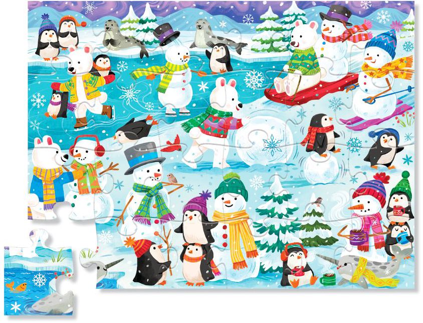 Snowman 24 pc Floor Puzzle