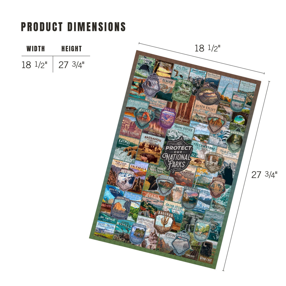Protect Our National Parks 1000 Piece Puzzle