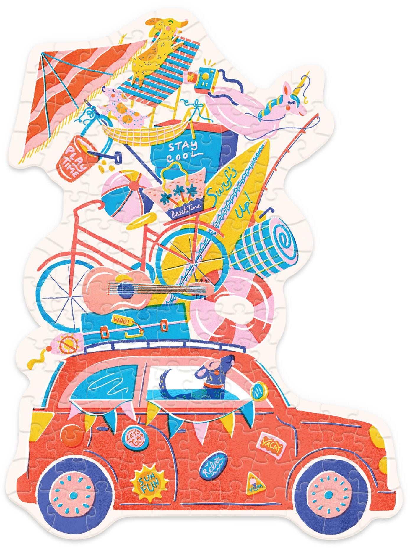 140 Just Beachy Car Mini Puzzle