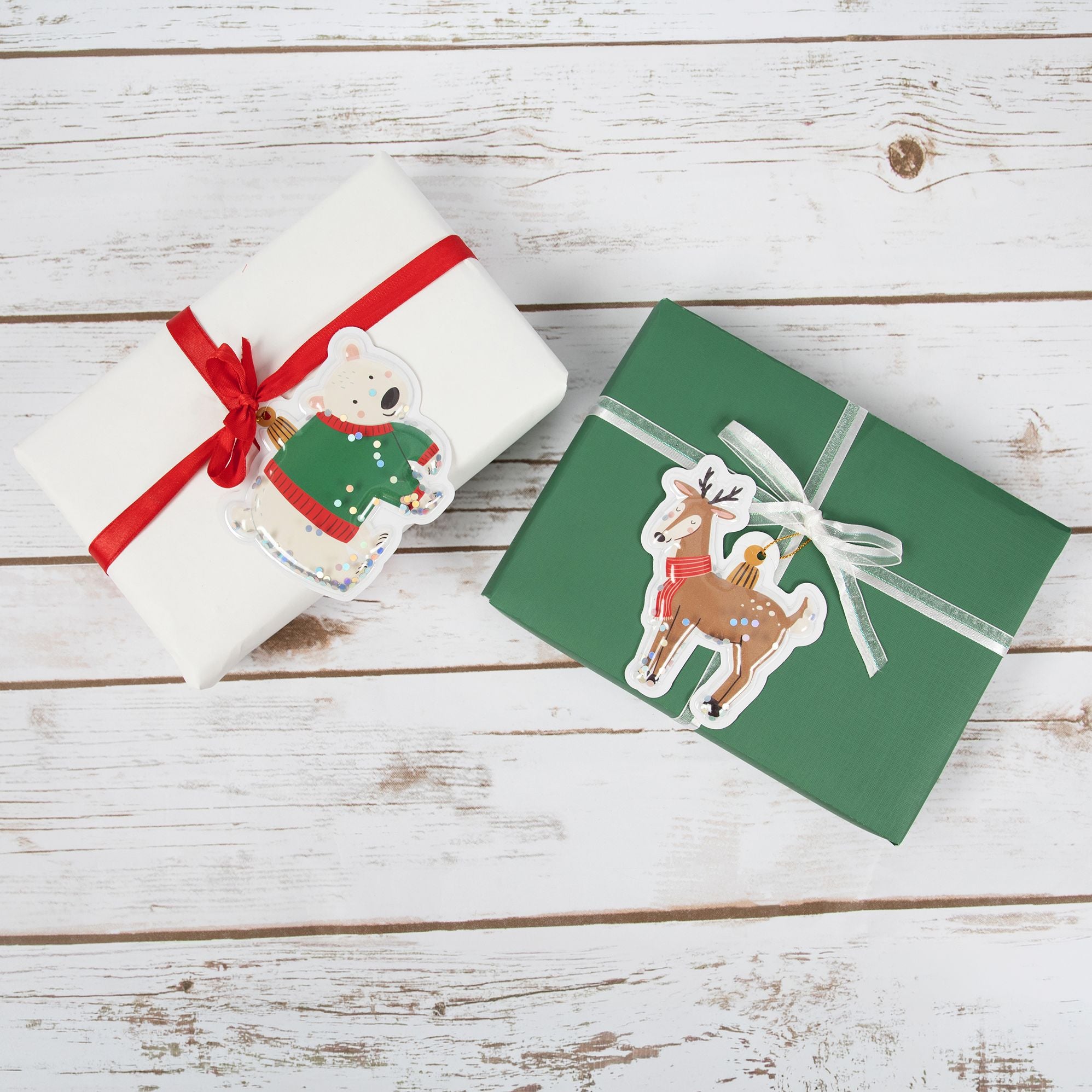 Christmas Critter Shaker Hang Tags