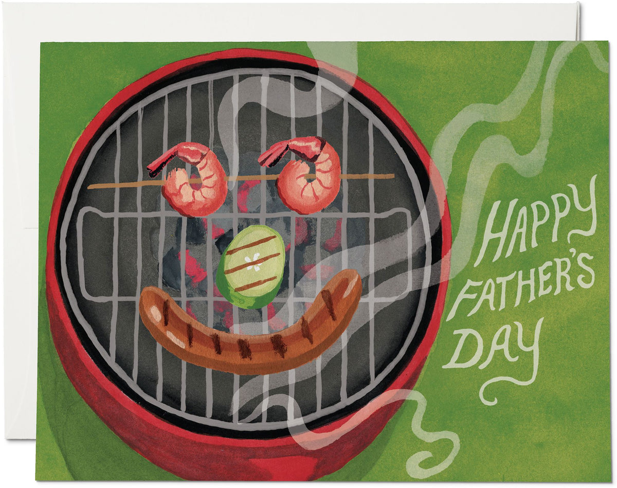 On the Grill Father's Day card
