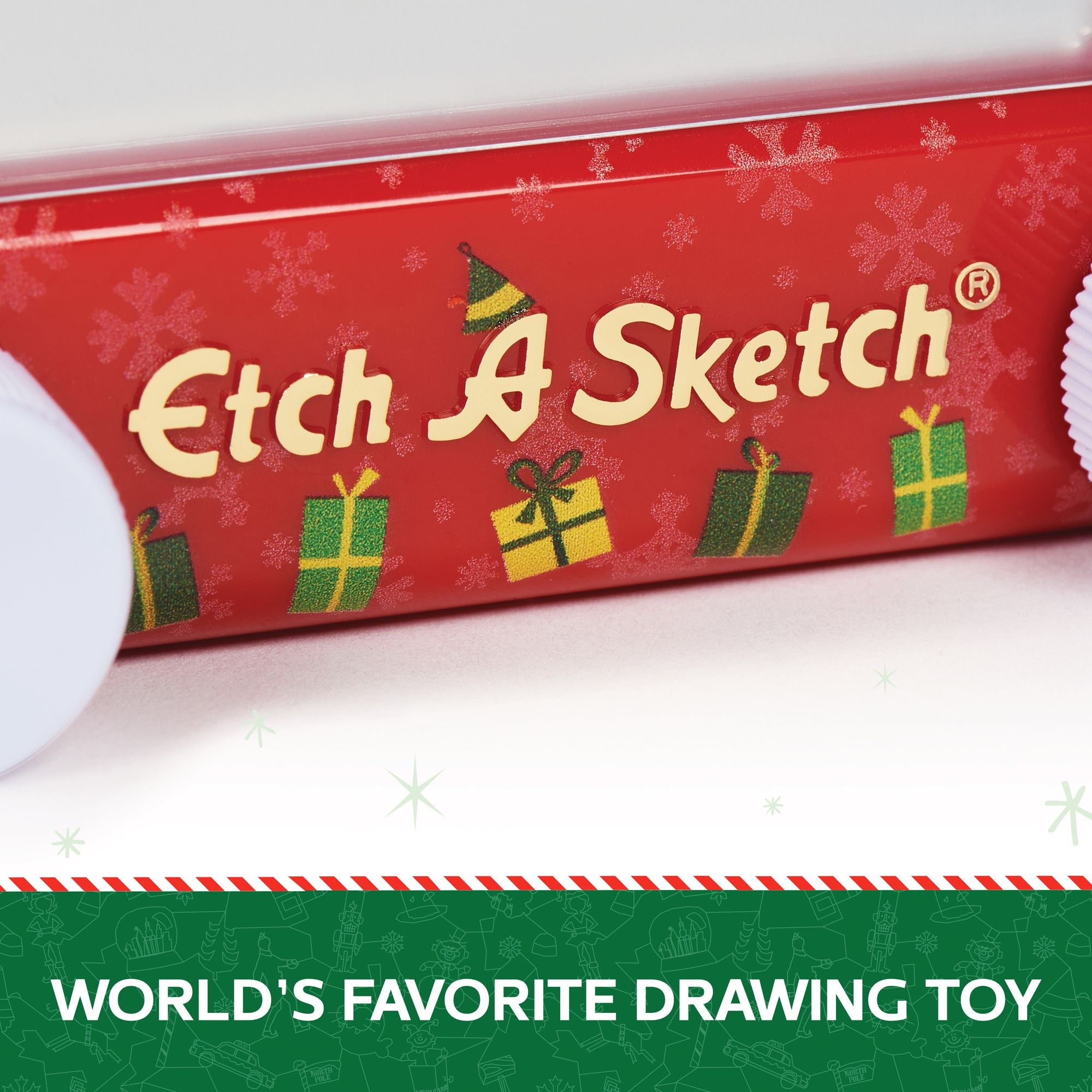 Etch A Sketch, Elf Special Edition, Original Magic Screen, Kids Travel Toy, Drawing Toys for Boys & Girls Ages 3+