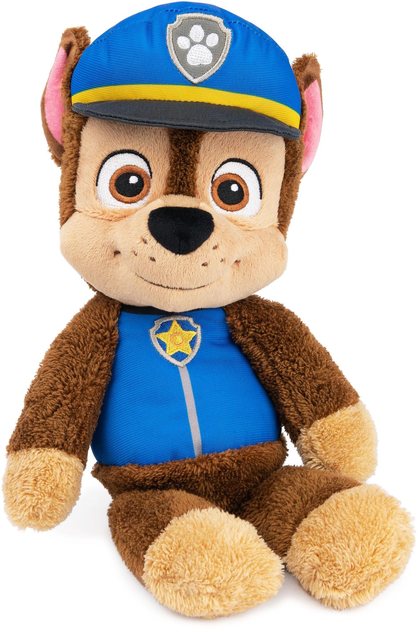 GUND PAW Patrol Official Chase Take Along Buddy Plush Toy, Premium Stuffed Animal for Ages 1 & Up, Blue/Brown, 13?