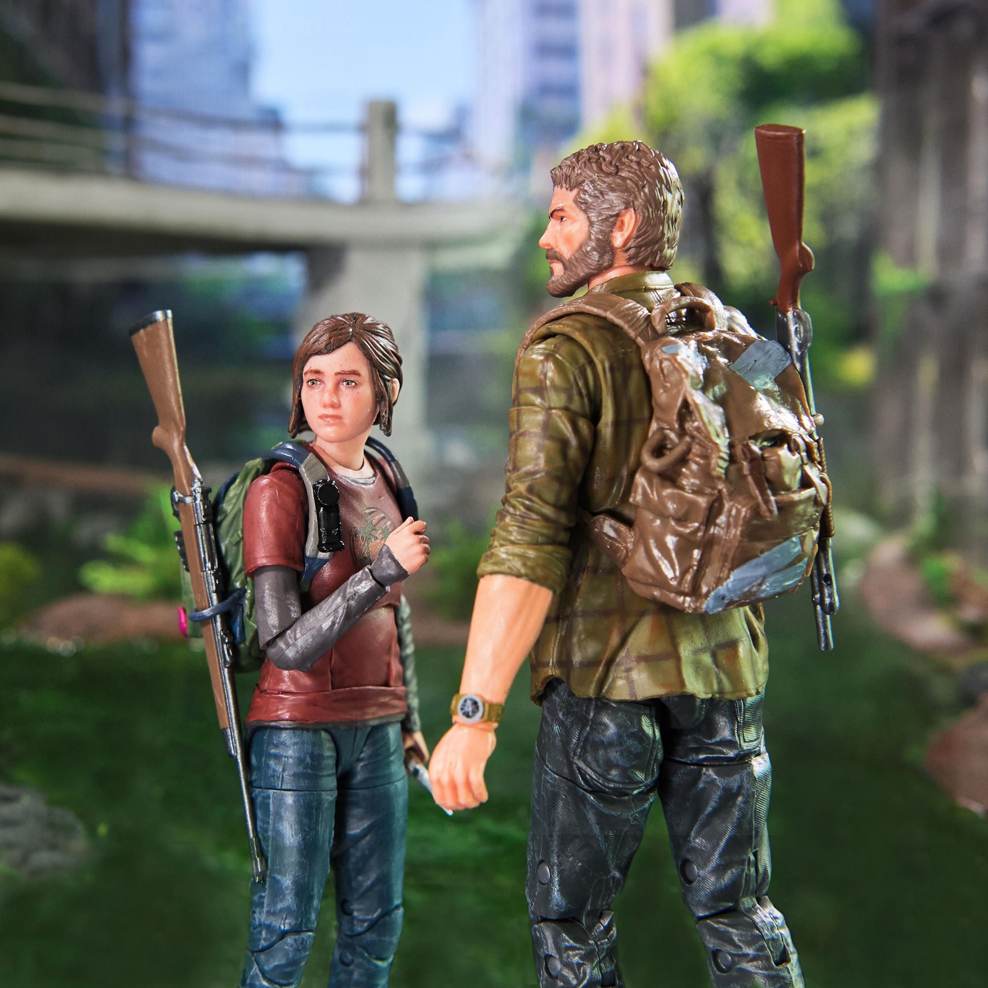 PlayStation The Last of Us 2-Pack, 6" Joel & Ellie Action Figures