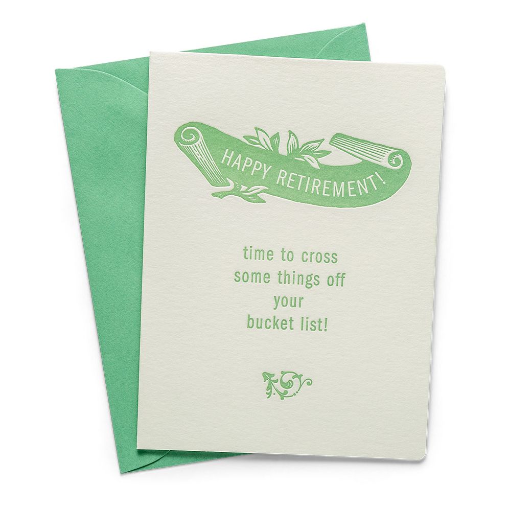 Bucket List Goodbye Card