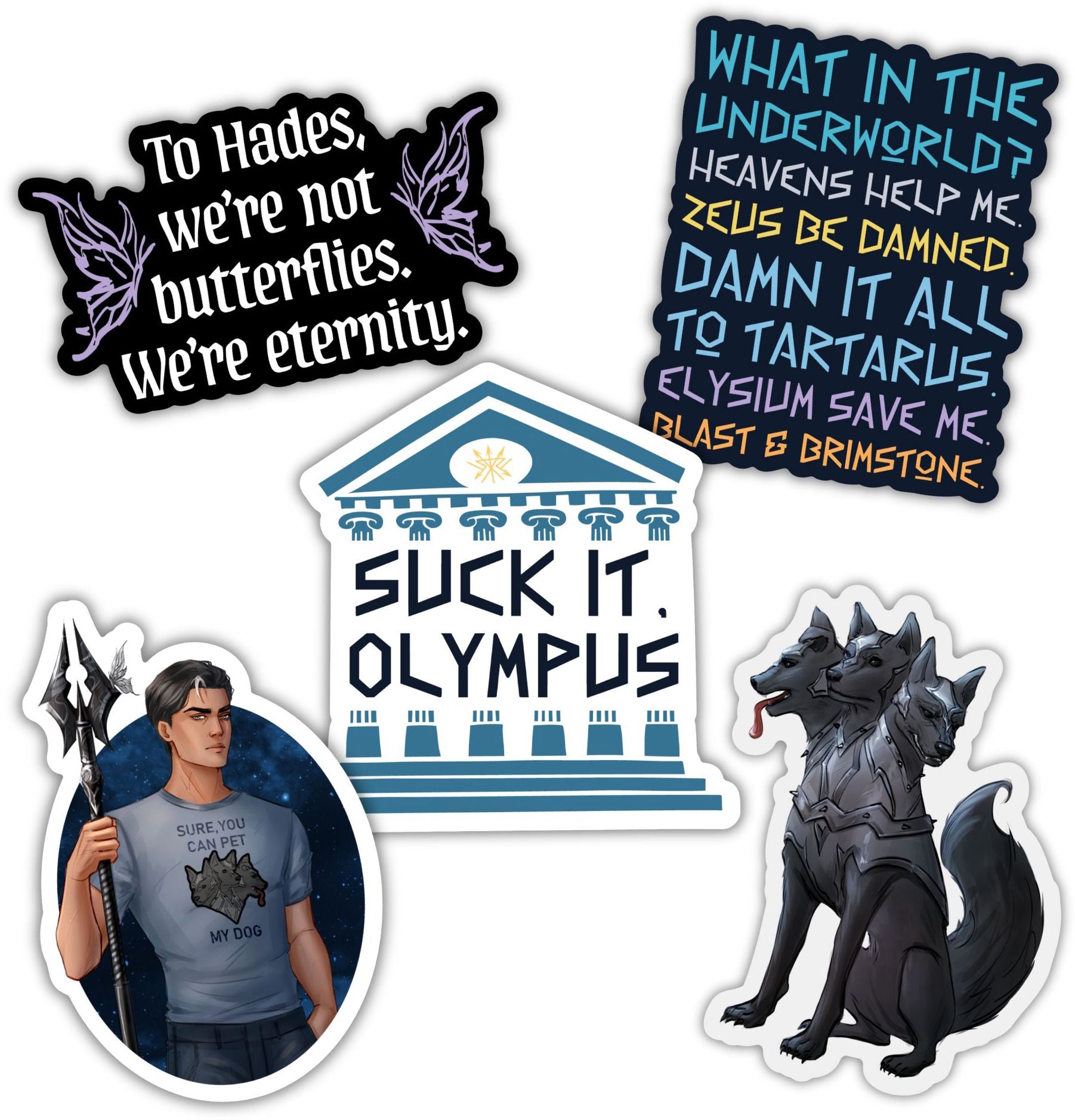 The Games Gods Play Sticker Pack