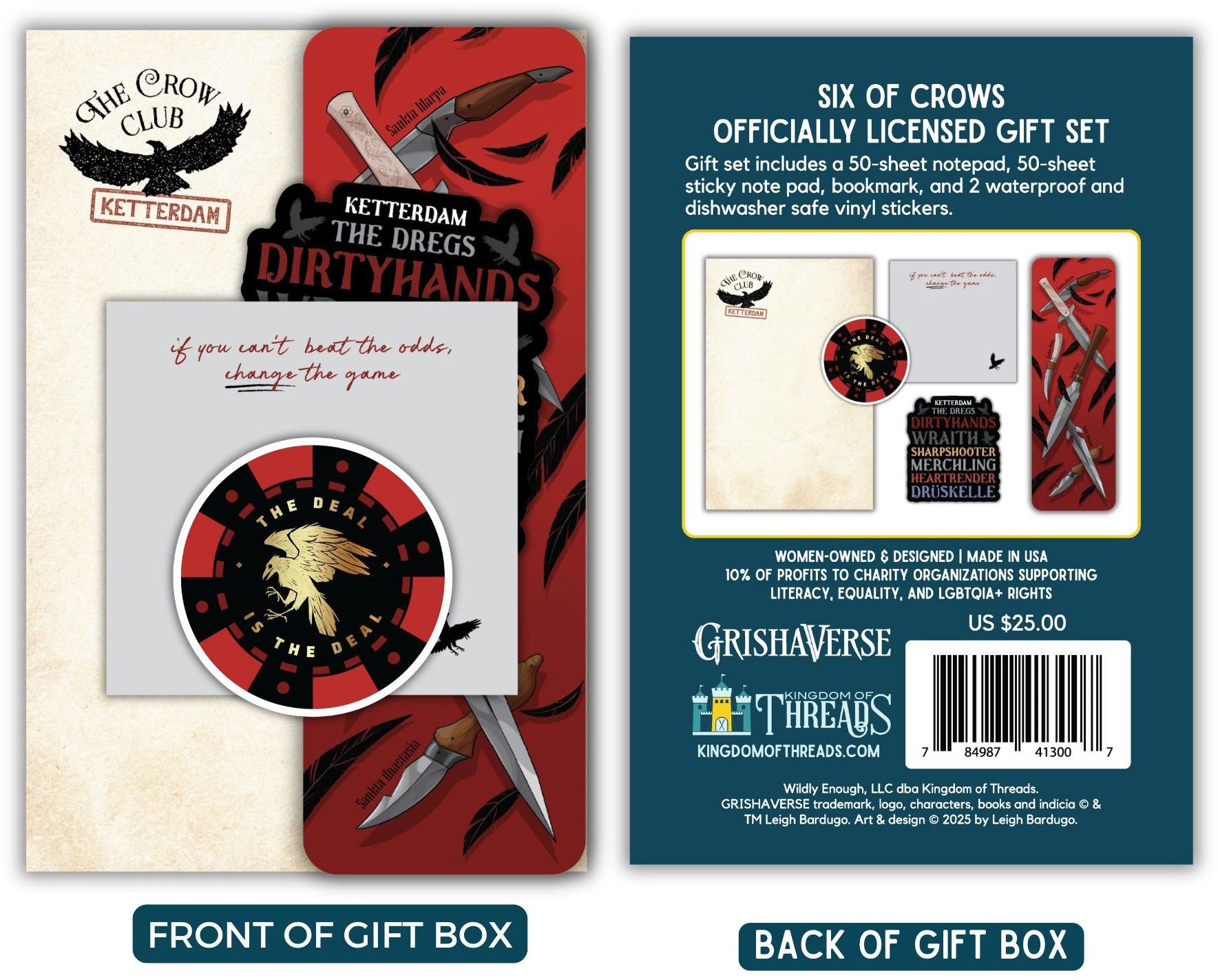 Six of Crows Stationery Gift Set