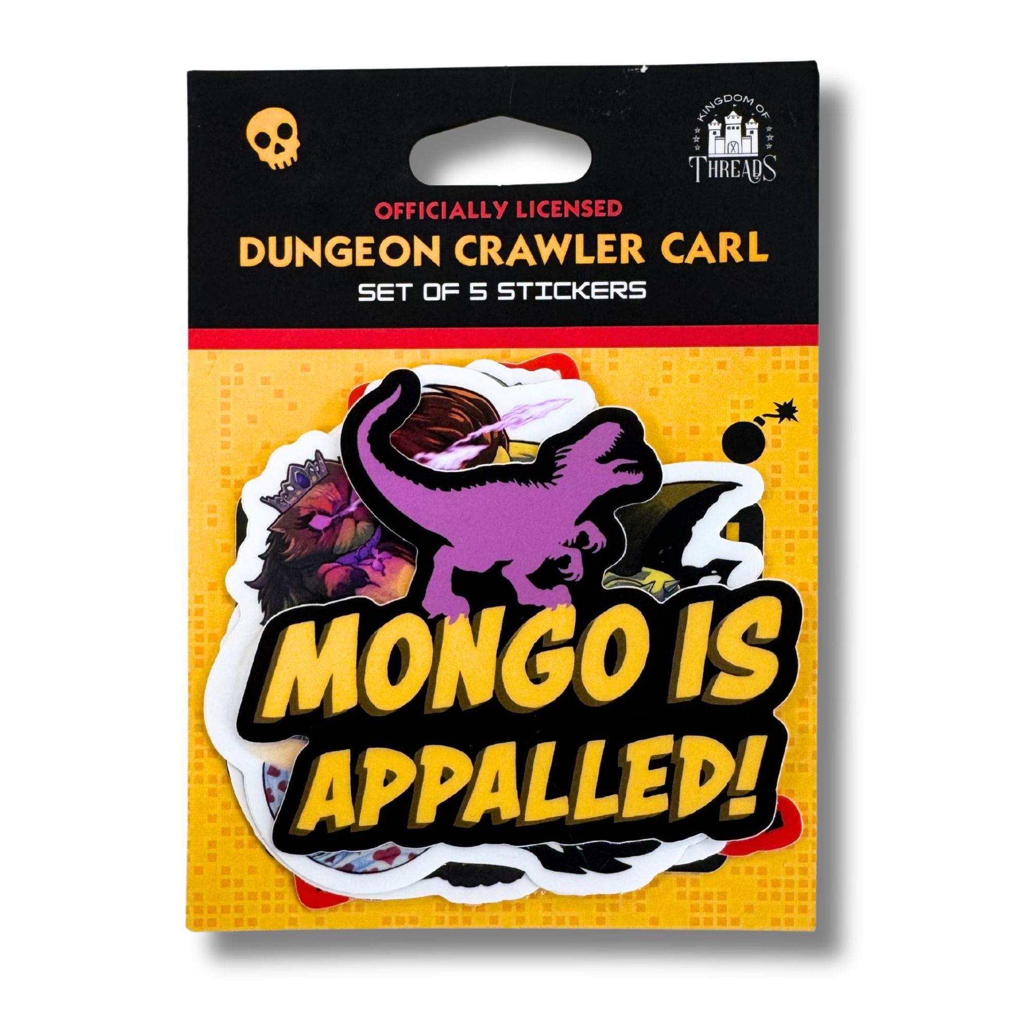 Dungeon Crawler Carl 5-Vinyl Sticker Pack
