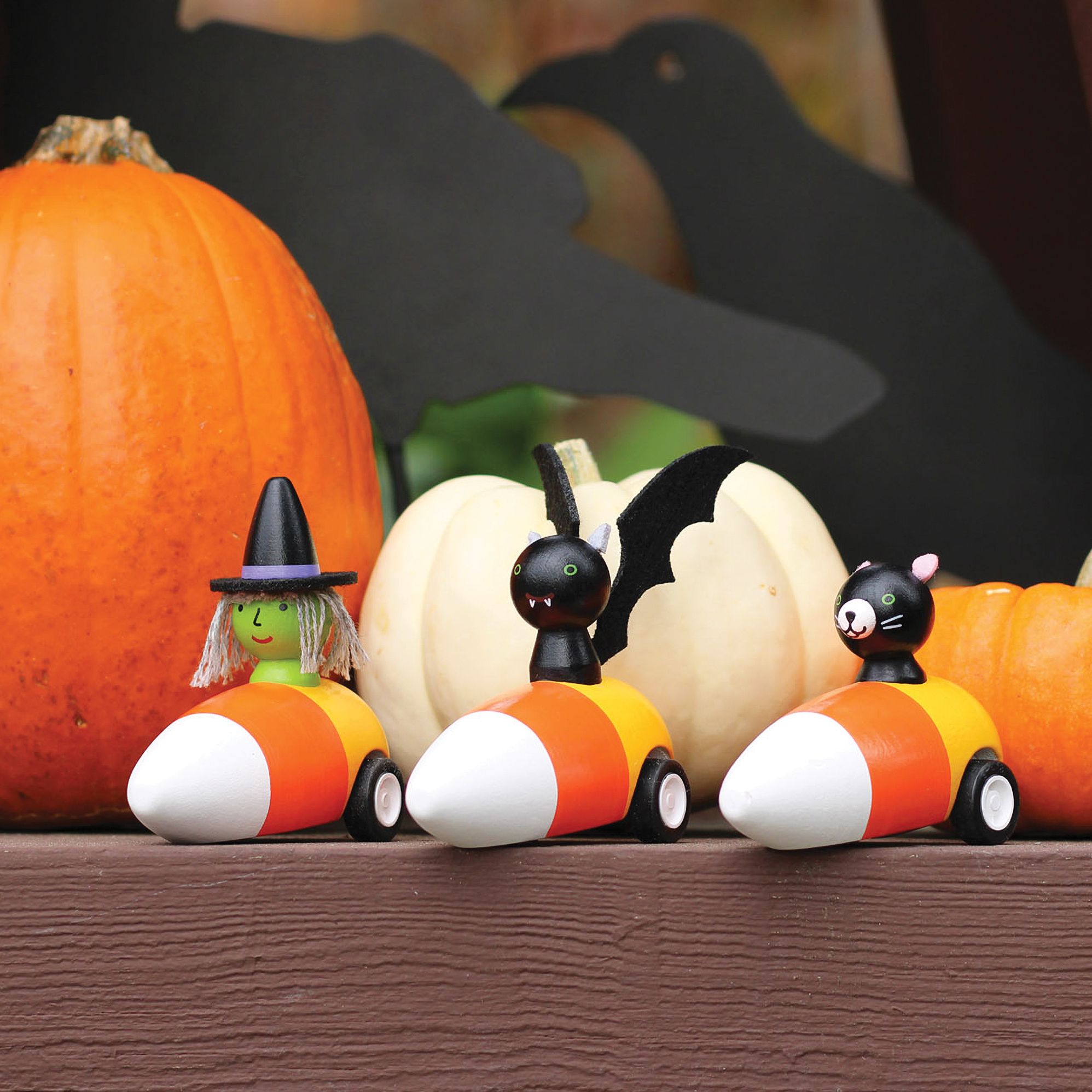 Candy Corn Cars w/Spooky Friends - Assortment