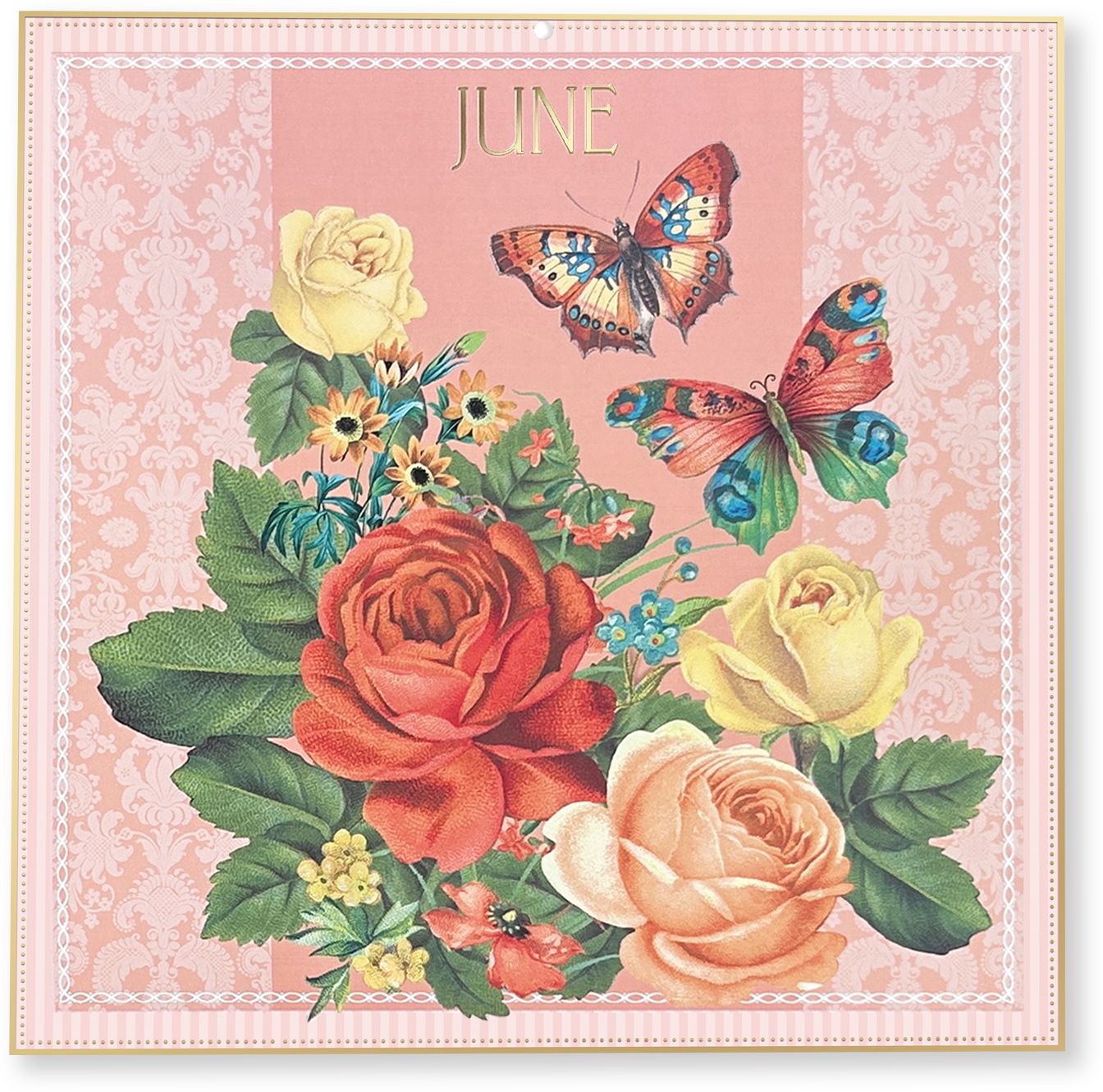 2027 Vintage Ephemera Wall Calendar