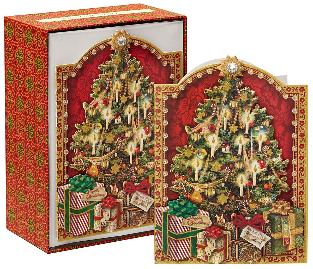 Tree with Presents Boxed Holiday Cards