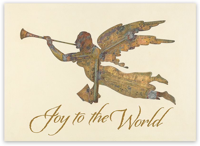 Boxed Holiday Card - Angel with Trumpet