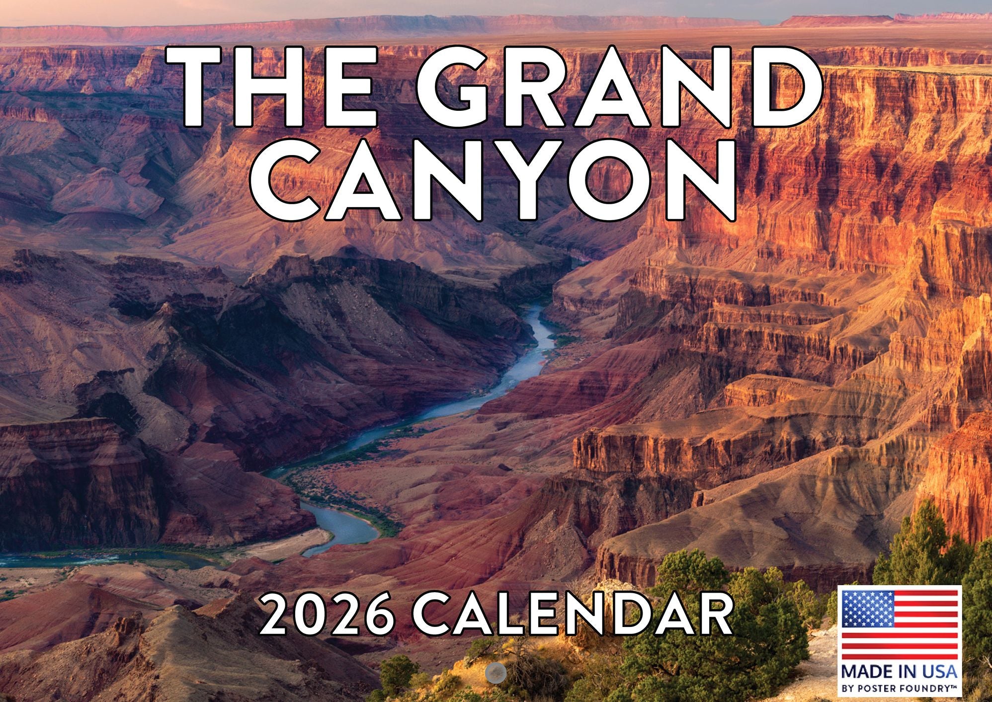 2026 Grand Canyon Calendar Monthly Wall Calender 12 Month