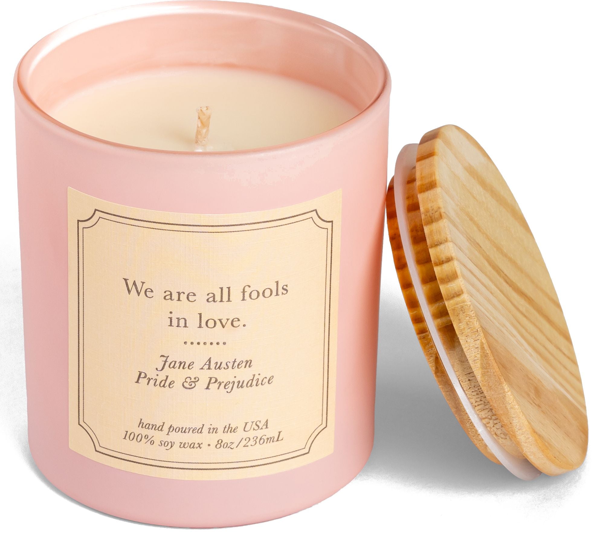 Pride & Prejudice Candle - Pink