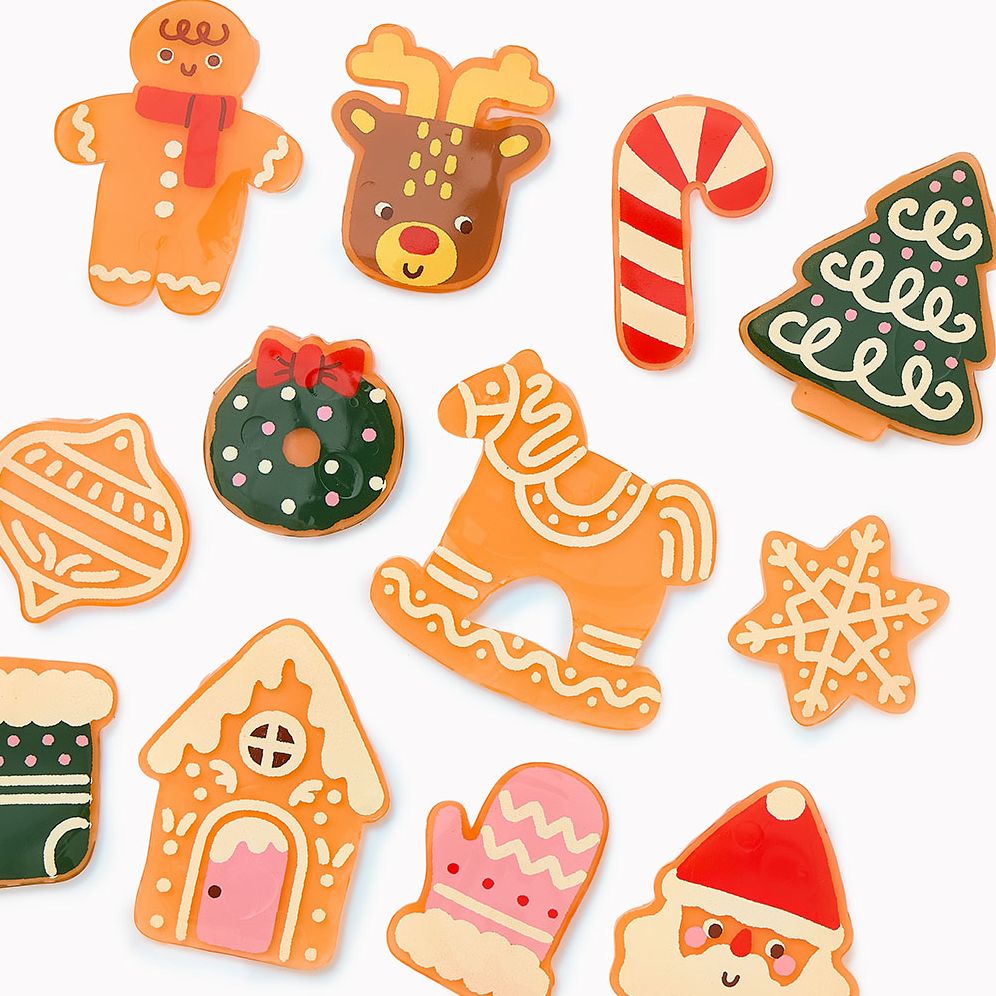Holiday Window Gel Clings Set of 12