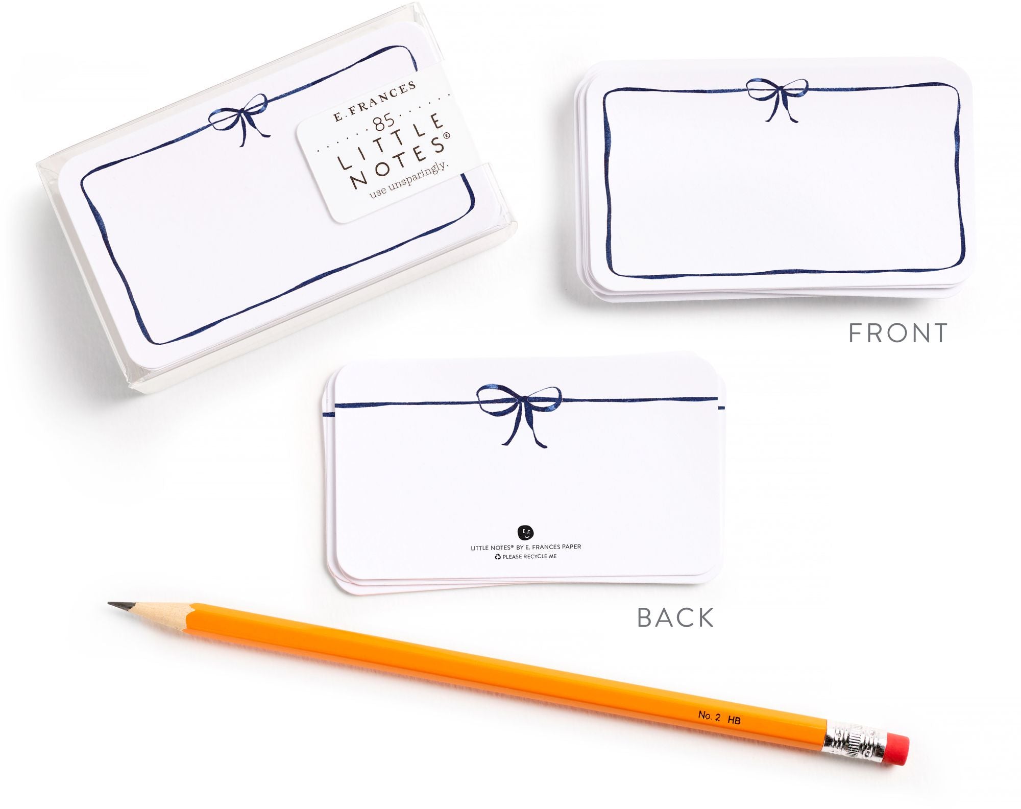 Navy Bow Little Notes® by E. Frances Paper