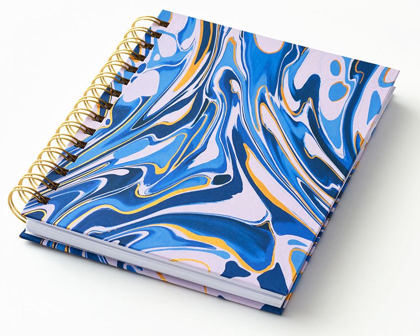 Blue Marble Spiral Notebook