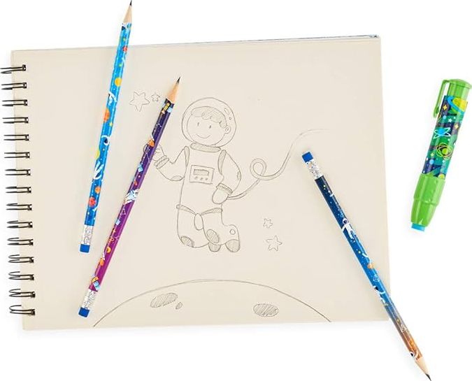 Astronauts Graphite Pencils - Set of 12