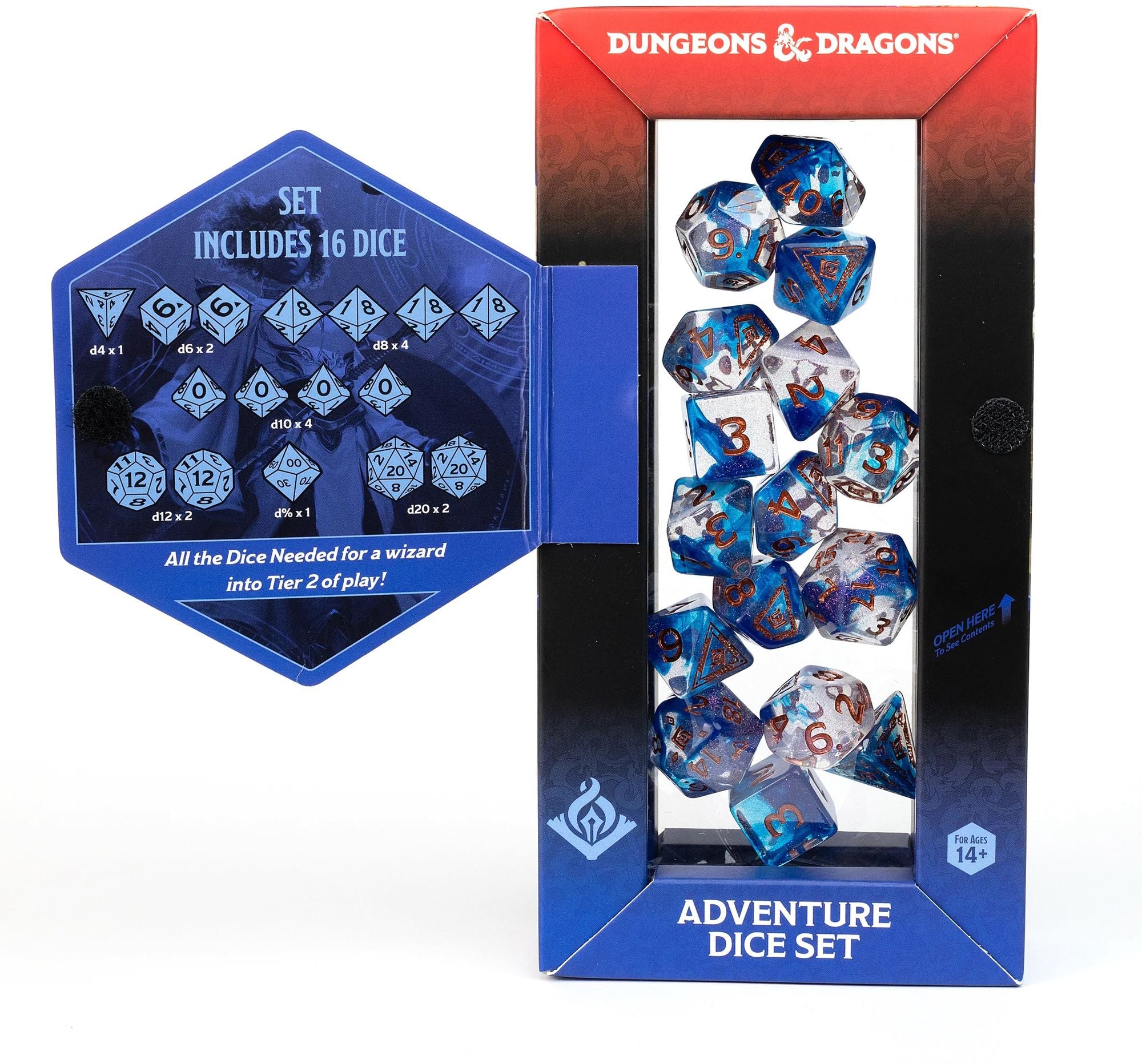 D&D Adventure Dice Set - Wizard Blue