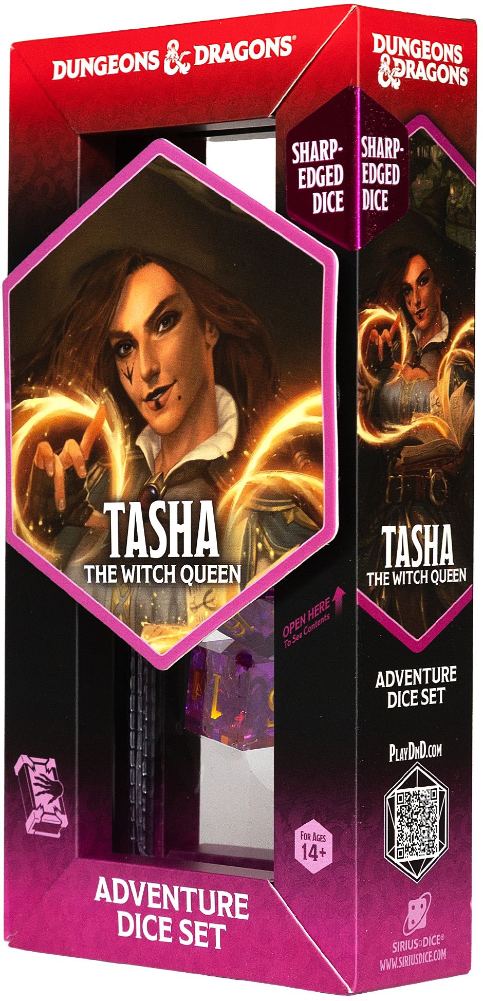Dungeons & Dragons Adventure Dice - Tasha the Witch Queen ¿ Sharp-Edged Dice Set