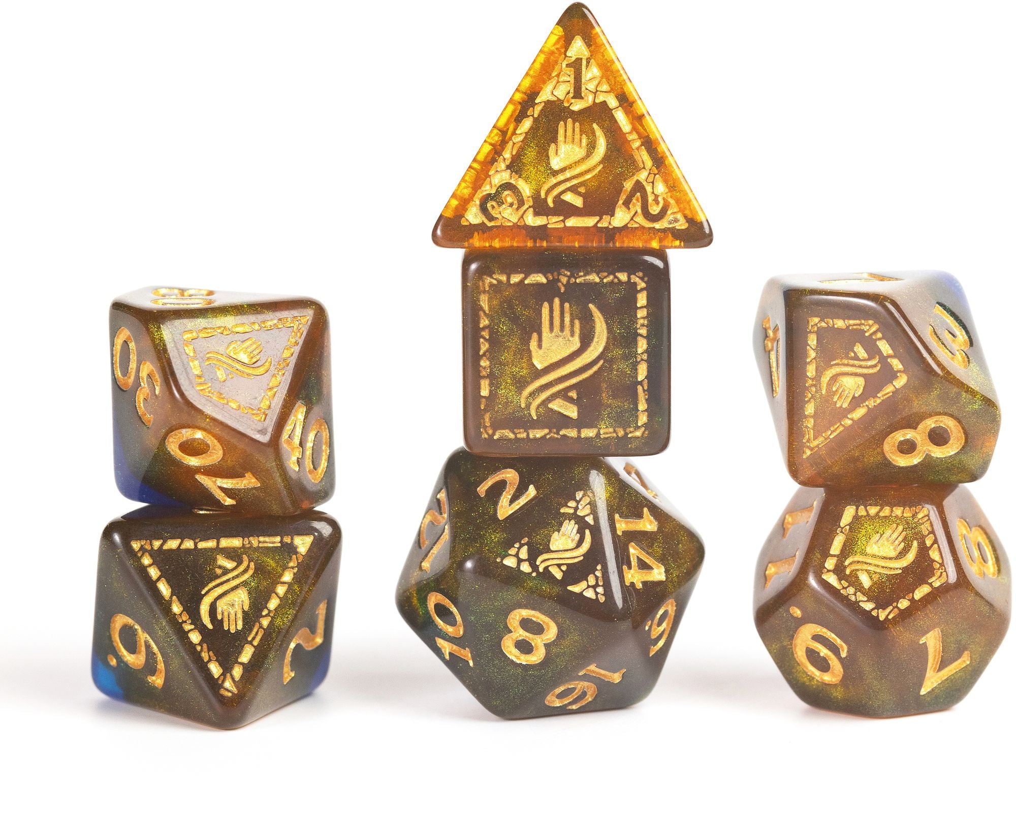 Dungeons & Dragons Adventure Dice - Monk: Blue