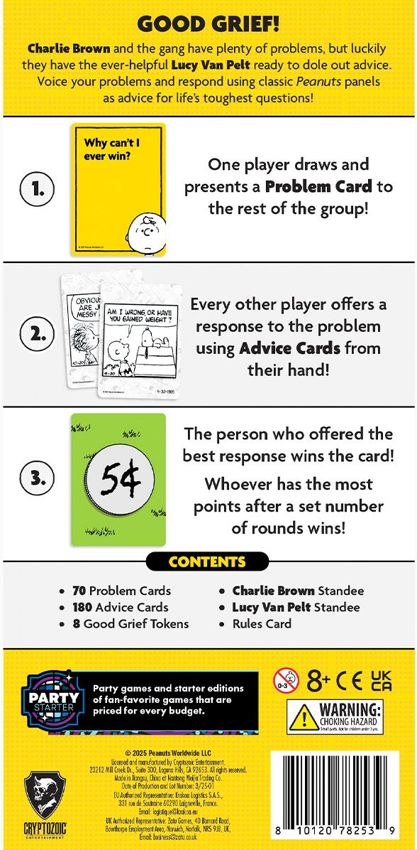 Peanuts: The Doctor is in Party Game