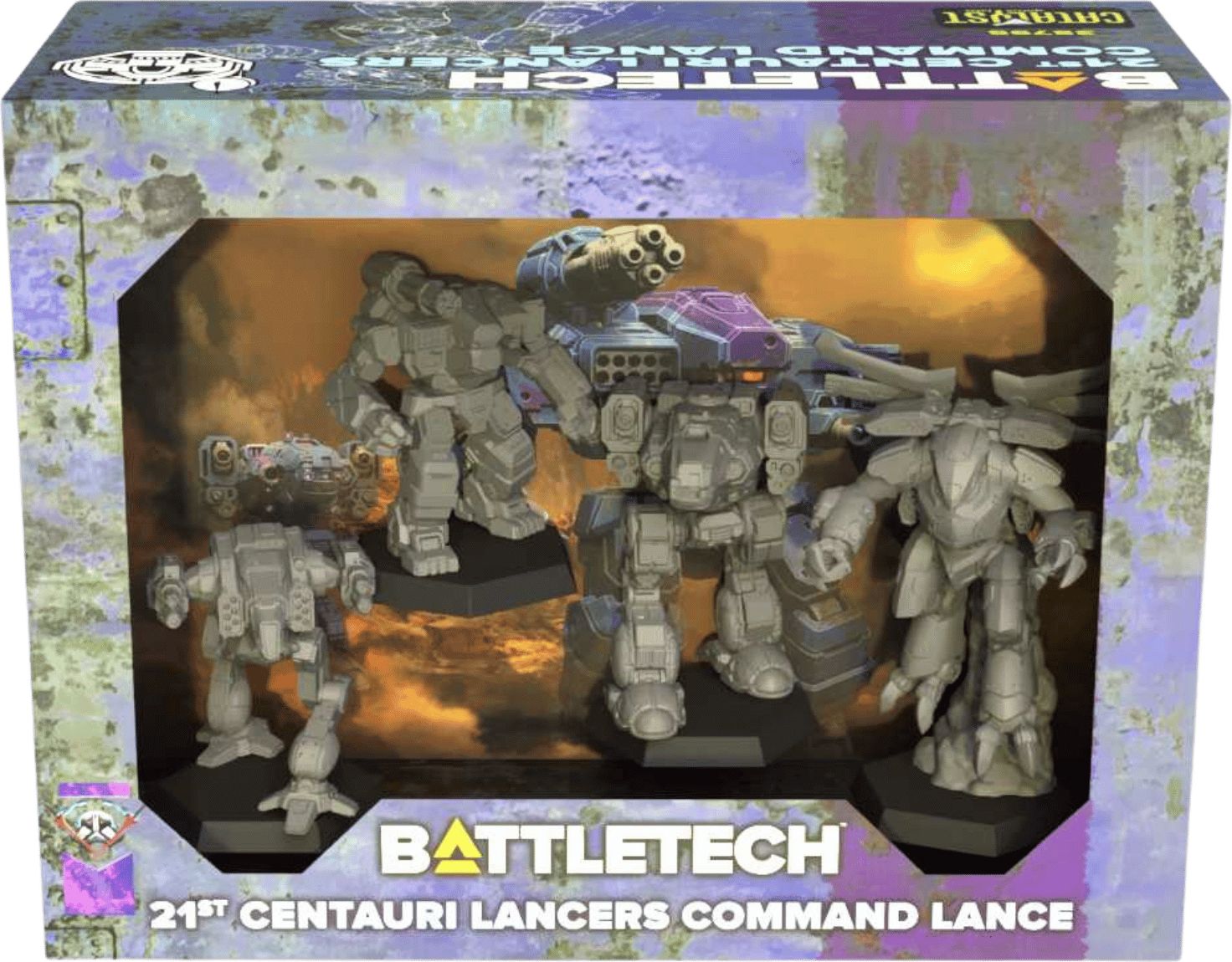 Battletech 21st Centauri Lancers Command Lance FP B&N Exclusive
