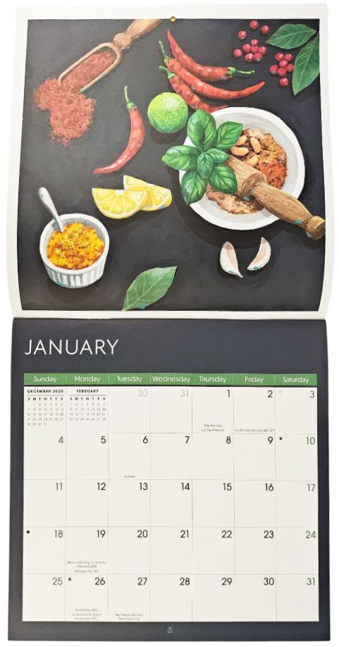 2026 Kitchen Table Wall Calendar