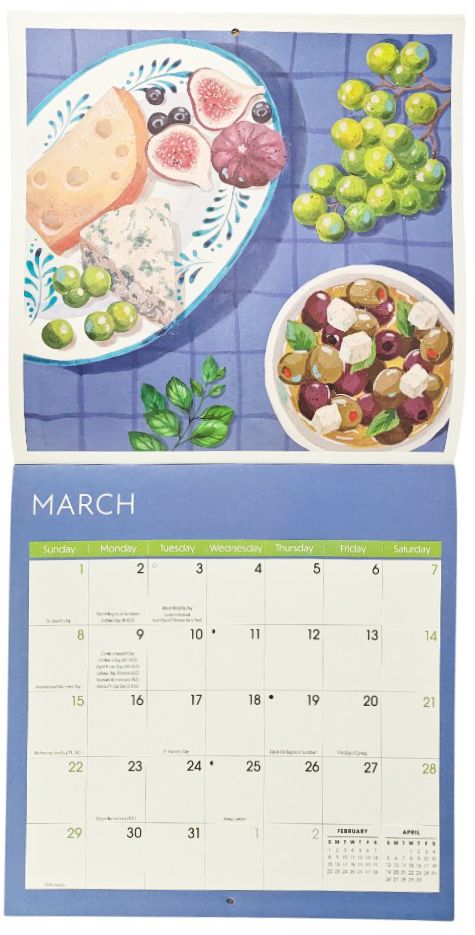 2026 Kitchen Table Wall Calendar