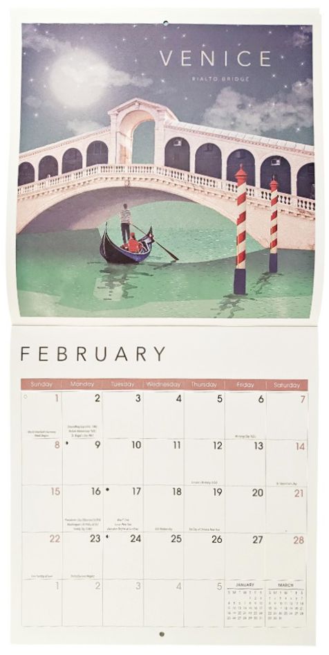 2026 City Chic Wall Calendar