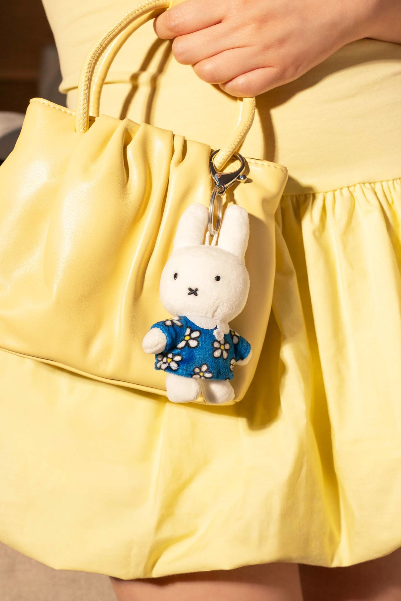 Smoko Miffy Blue Daisy Bag Charm