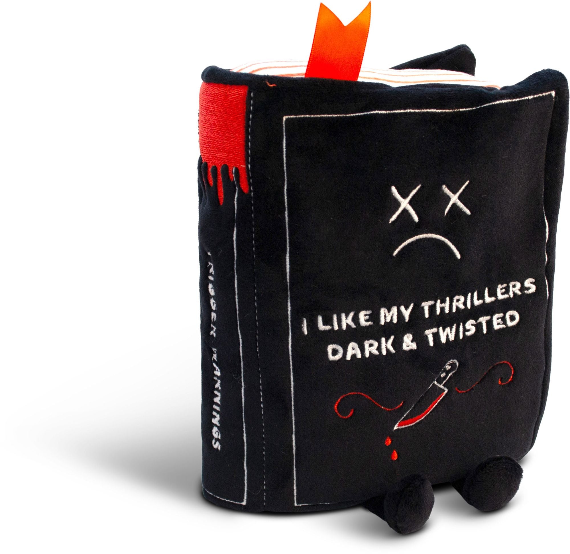 I Like My Thrillers Dark & Twisted Plush Book