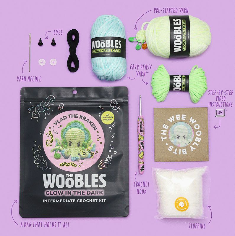 Vlad the Kraken Learn to Crochet Kit
