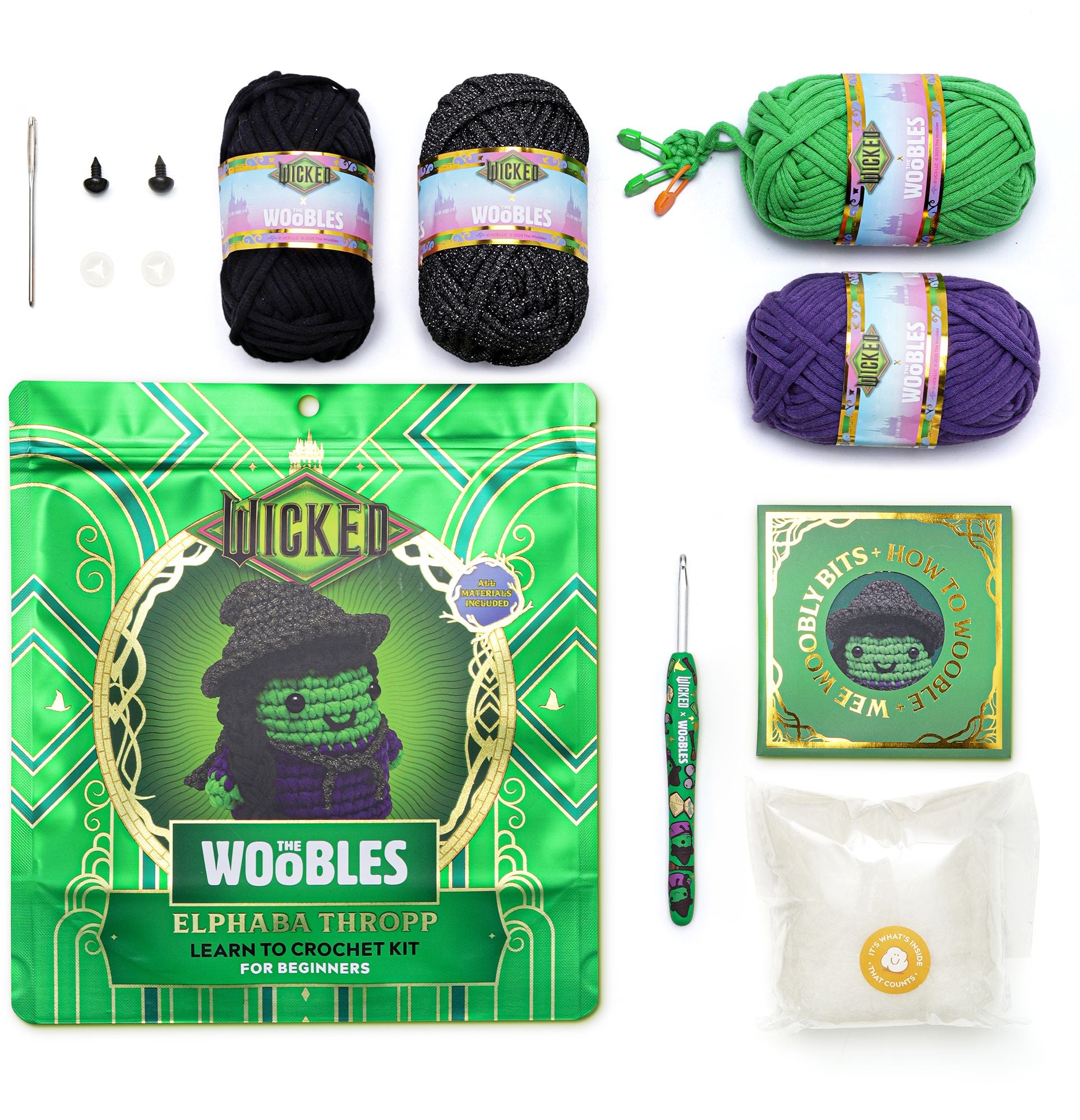Elphaba Learn to Crochet Kit