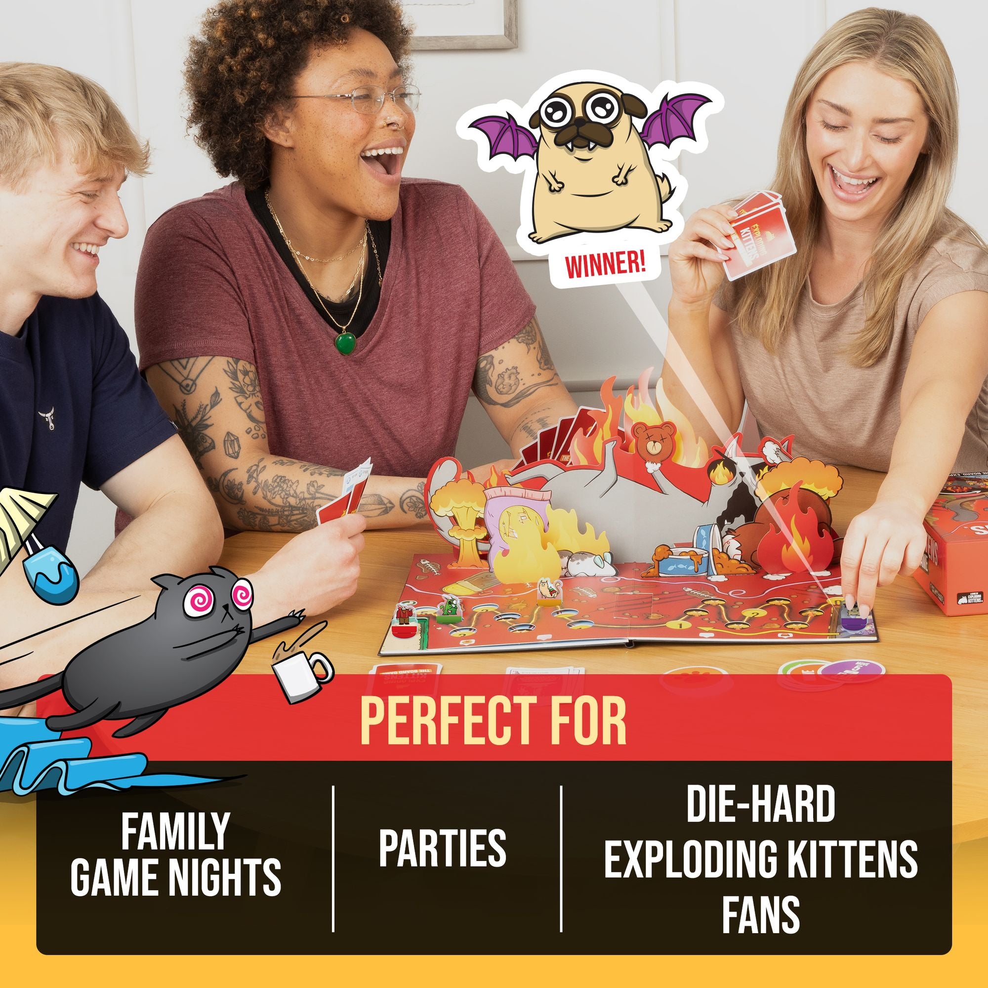 Exploding Kittens The Board Game - Premium B&N Edition