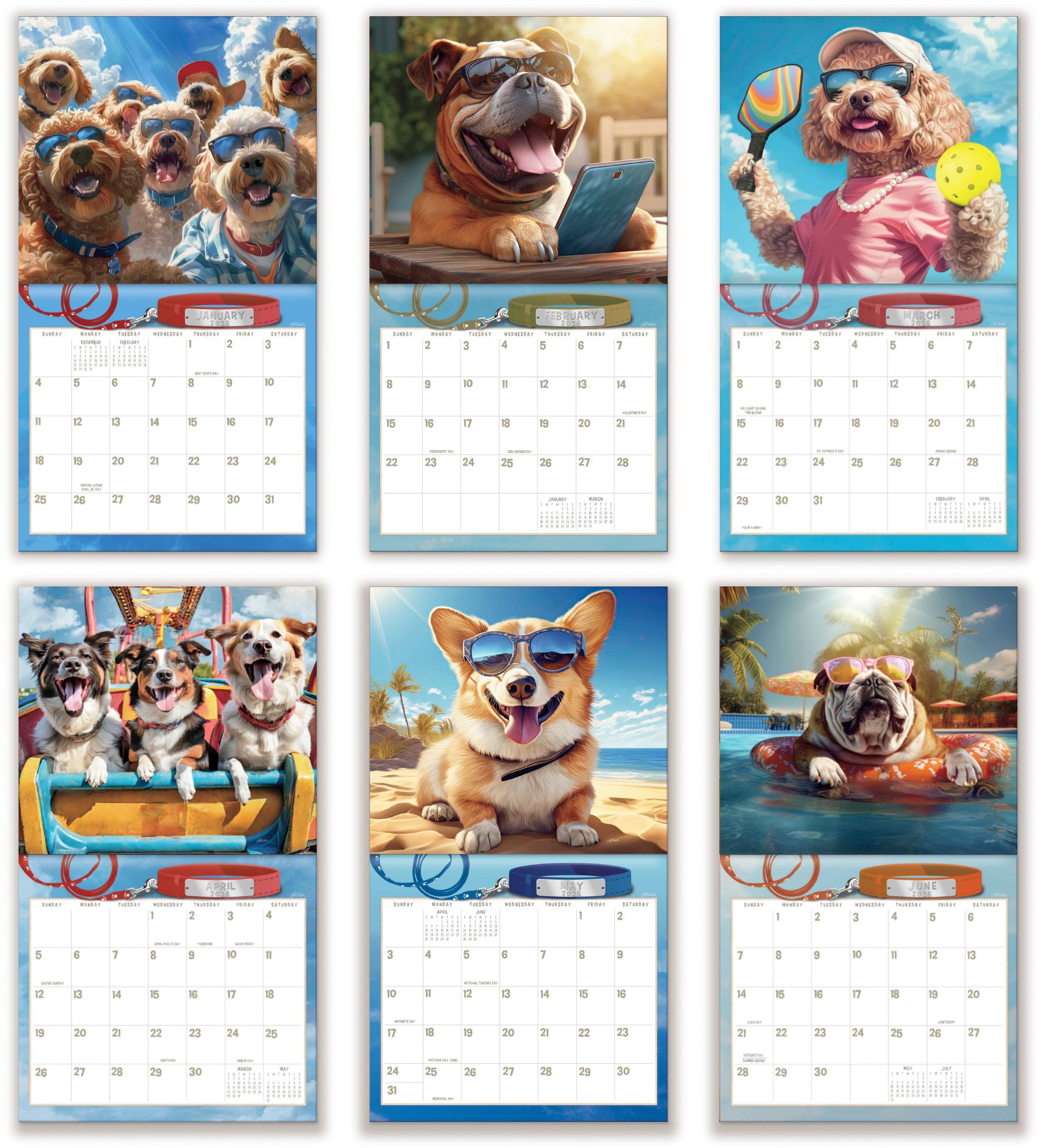 2026 On the Bright Side The Good Life 12 Month Wall Calendar
