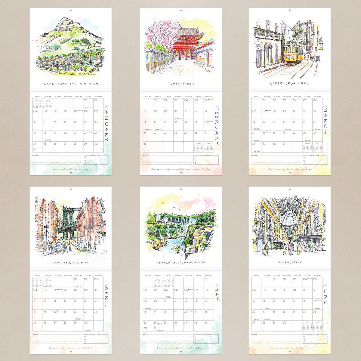 2027 Seedlings Elsewhere Wall Calendar