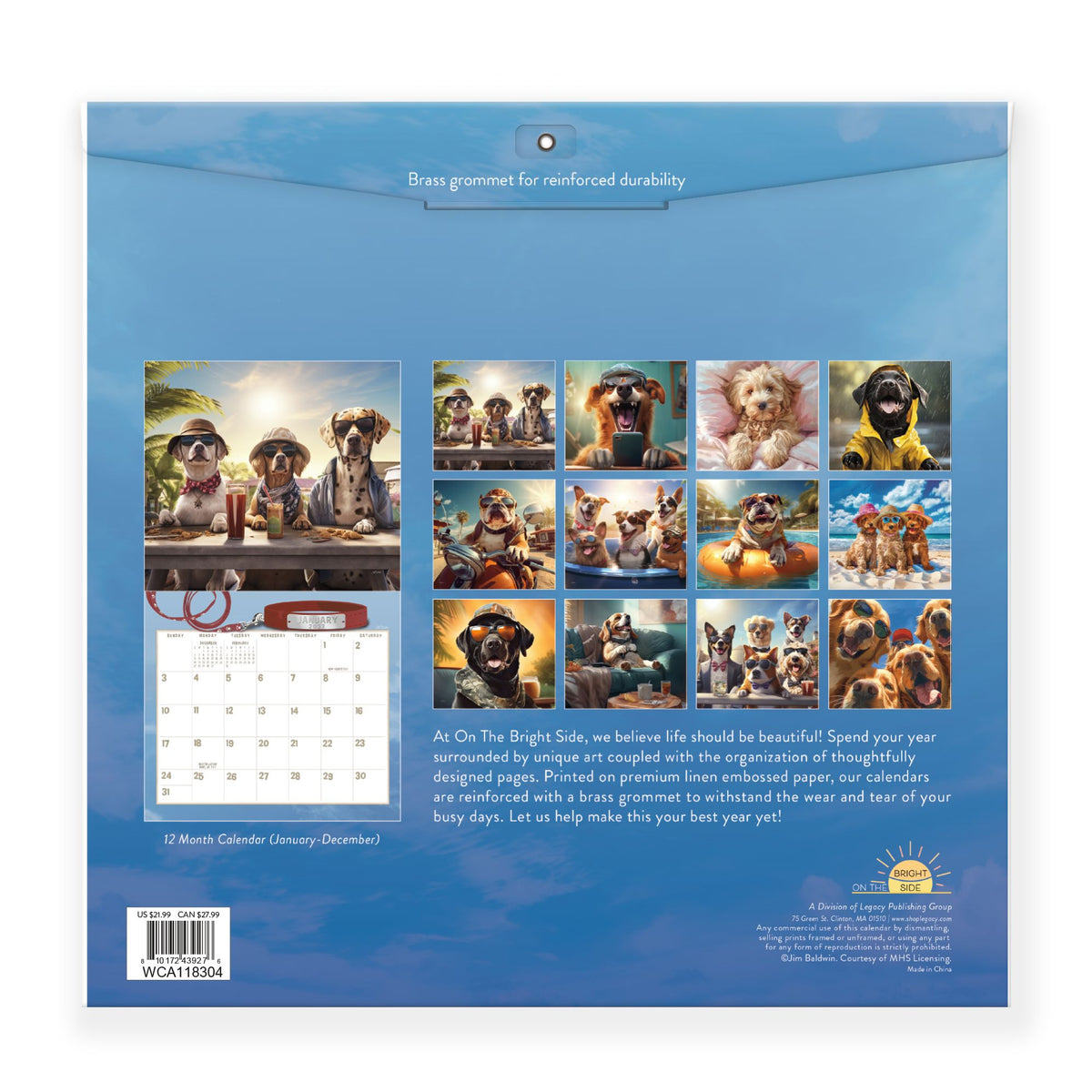 2027 Legacy The Good Life Wall Calendar
