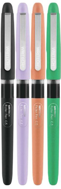 Vintage Liquid Rollerball Pen S/4 - Assorted Ink