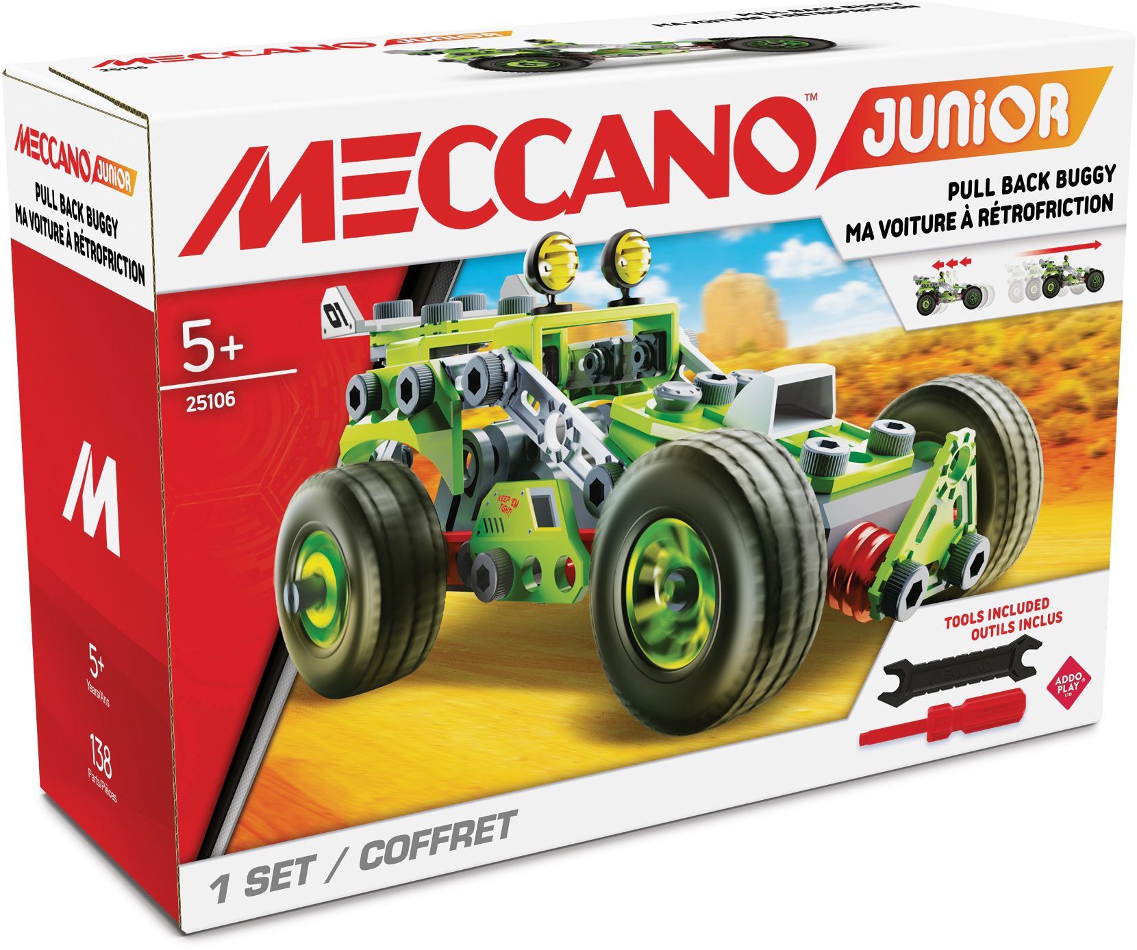 Meccano Junior Pull Back Buggy