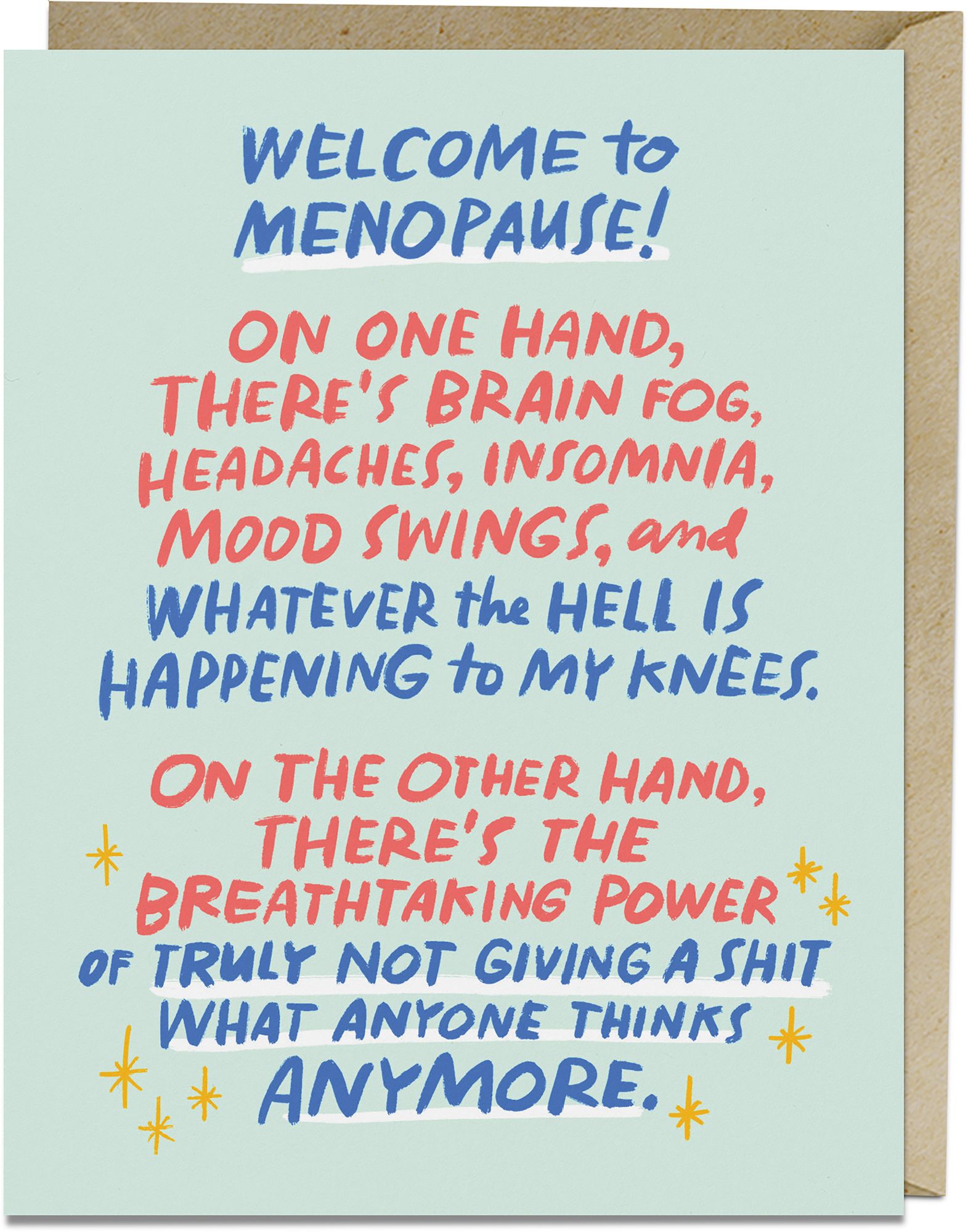 Breathtaking Power Menopause Card